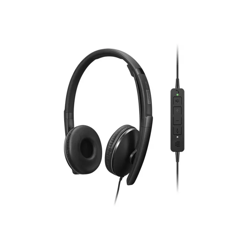 Lenovo 4XD1M45627 auricular/auricular con cable diadema USB Type-C negro