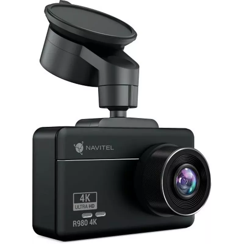 Dashcam Navitel con Wi-Fi, avisador GPS y tacómetro digital R980 Pantalla IPS 4K 3