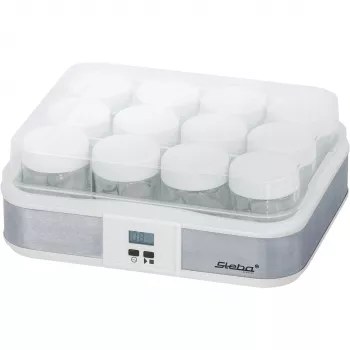 Yogurtera JM 2, yogurtera acero inoxidable/blanco