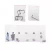 Soporte de pared para TV/monitor Maclean MC-417 totalmente articulado 13-32 30kg máx. VESA 100x100 negro con pintura en polvo soporte universal distancia a la pared ajustable giratorio inclinable