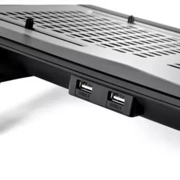 Thermaltake Massive TM Base refrigerante para portátil, 2 ventiladores de 120 mm, CL-N002-PL12BL-A