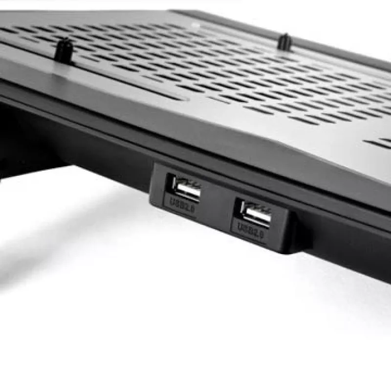 Thermaltake Massive TM Base refrigerante para portátil, 2 ventiladores de 120 mm, CL-N002-PL12BL-A