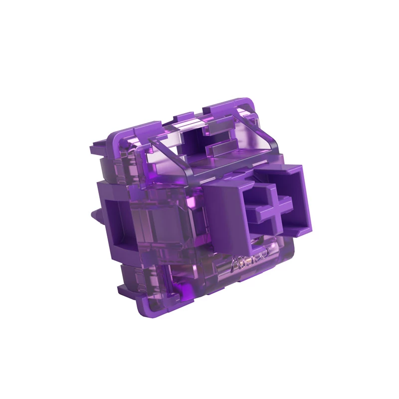 Akko V3 Pro Lavender Purple interruptor mecánico, 5 pines, táctil, vástago MX, 40 g, 45 uds.