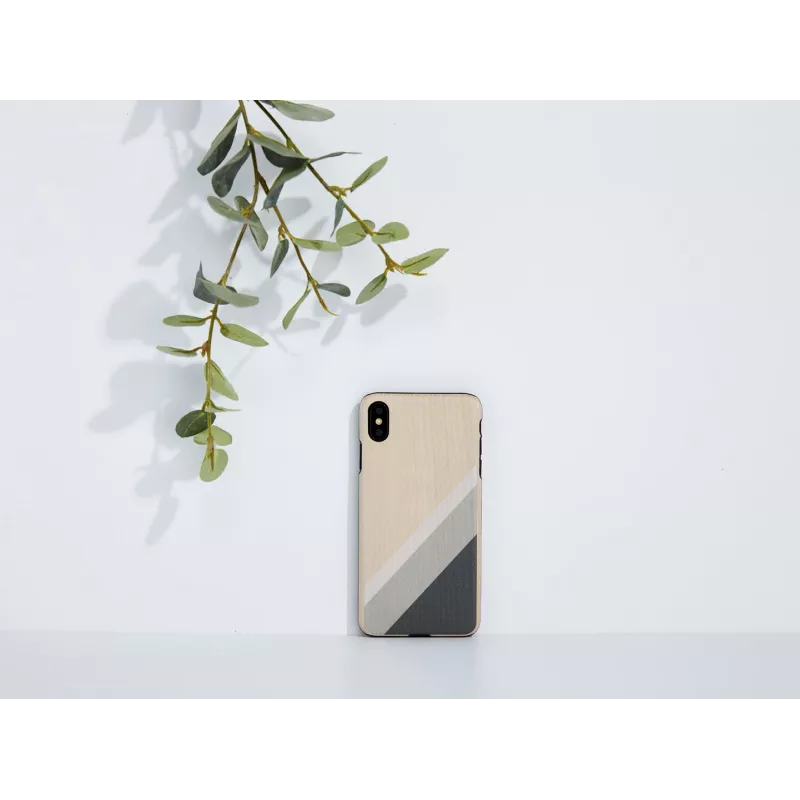 Funda para móvil man and wood para iPhone XS Max — traje gris, negro
