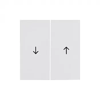 Placa de pared / tapa de interruptor Berker 16258989, sin tornillos, plástico, blanco, 1 elemento