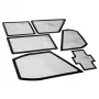 Filtro antipolvo DEMCiflex 0476 para NZXT Phantom 530, negro, pack de 6