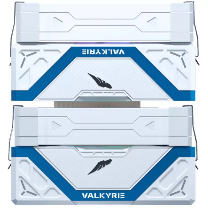 Disipador de CPU Valkyrie Vind DL125 Blanco de Valkyrie — Modelo VK-AIRDL125W, diseño ligero y duradero