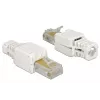 Conector de cable DeLOCK 86415 RJ-45 blanco