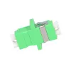 Adaptador de fibra óptica Extralink LC/APC monomodo dúplex, verde, conector LC/APC