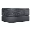 Logitech ERGO K860 - Teclado - Inalámbrico - 2,4 GHz, Bluetooth 5.0 - QWERTY - GB - Grafito