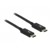Cable Thunderbolt DeLOCK 84845 1 m 20 Gbit/s negro