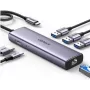 Ugreen 15598 USB 3.2 Gen 1 Type-C Hub HDMI RJ-45 USB 3.0 plata
