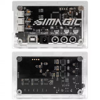 Caja de control háptico Simagic P2000-HCB con conexión USB