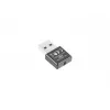 Adaptador USB Wi-Fi LANBERG NC-0300-WI, 2 antenas internas de 2 dBi, USB 2.0, hasta 2400 Mbit/s, negro