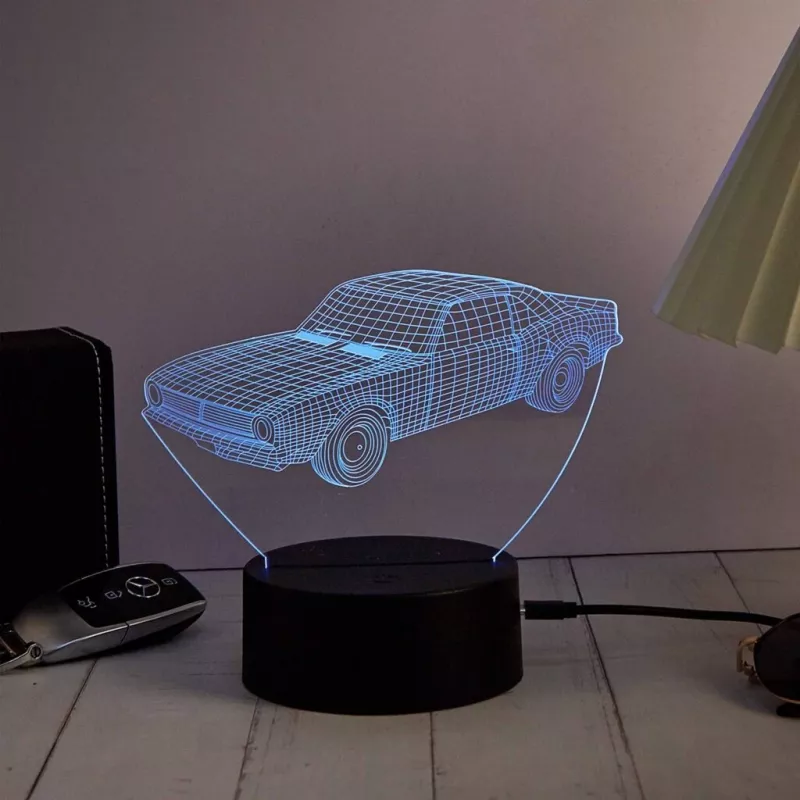 Lámpara LED decorativa para vehículos MANTA SNL121RGB luz RGB 3D para coches y motos