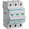 Hager SBN380. Corriente nominal: 80 A, tensión de bobina (máx.): 440 V. Número de módulos (máx.): 3 módulos. Ancho: 52,5 mm, profundidad: 68 mm, altura: 83 mm (SBN380)