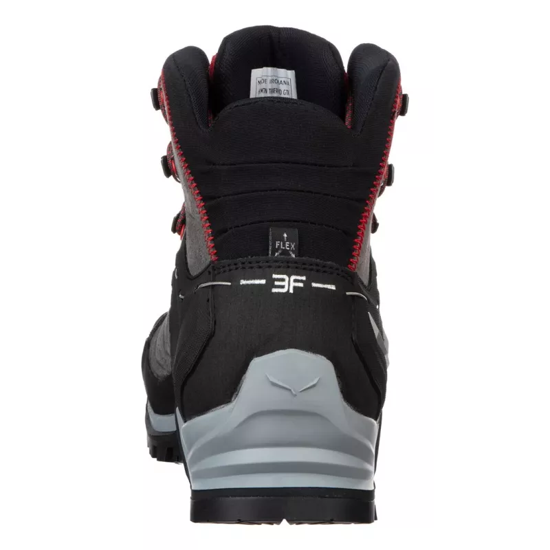 Salewa MTN Trainer Mid GTX Hombre Adulto Antracita, Gris, Rojo