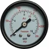 Manómetro de presión Aerotec modelo 9415451 — rosca exterior de 1/4