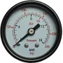 Manómetro de presión Aerotec modelo 9415451 — rosca exterior de 1/4