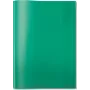 Funda para libros de texto HERMA PP A4 transparente-verde oscuro