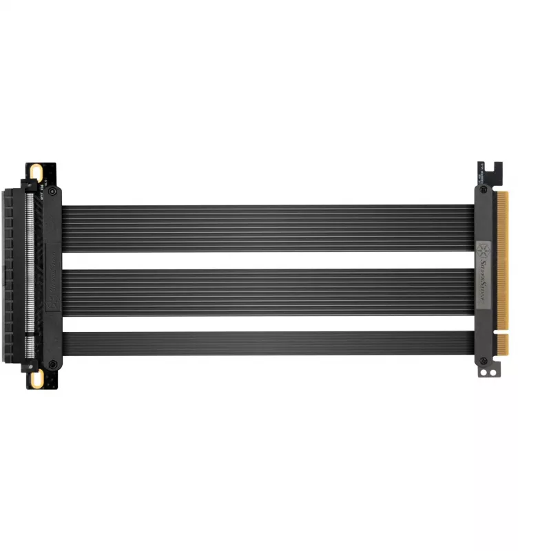 Cable riser SilverStone SST-RC05-220 PCIe 4.0 x16, 22 cm, negro