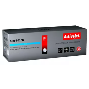 Tóner Activejet ATH-201CN para impresoras HP HP 201A CF401A CRG045 sustituto; Supreme; 1400 páginas; cian