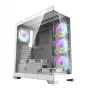 Caja de ordenador Darkflash DS900 (blanco) + 7 ventiladores ARGB