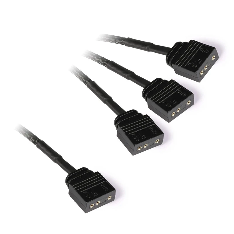 Cable divisor en Y RGB Alphacool 18707 5V negro 600mm