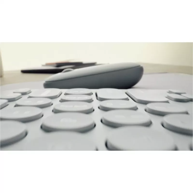 Logitech Pebble 2 Combo Set, blanco, inalámbrico, alemán, 920-012204