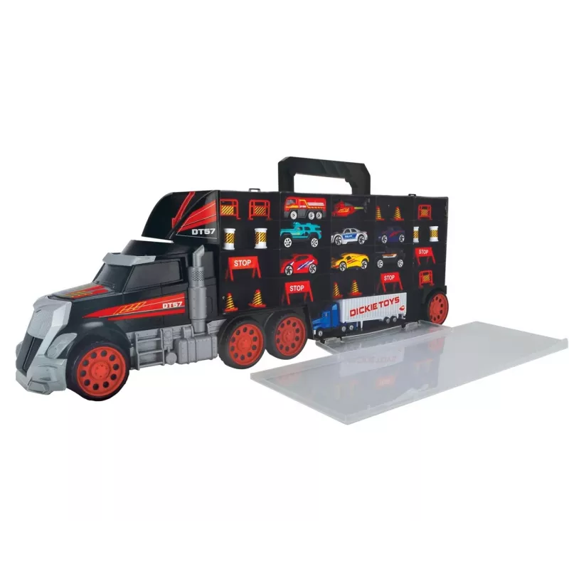 Vehículo de juguete y set de vía Simba-Dickie 203749023, multicolor, para niños a partir de 3 años