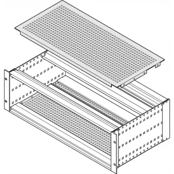 Schroff 21500048 placa de cubierta para montaje en pared lateral, 84 HP, 175 mm de profundidad
