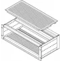 Schroff 21500048 placa de cubierta para montaje en pared lateral, 84 HP, 175 mm de profundidad
