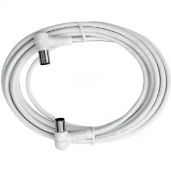 Cable coaxial Axing BAK 253-00 blanco