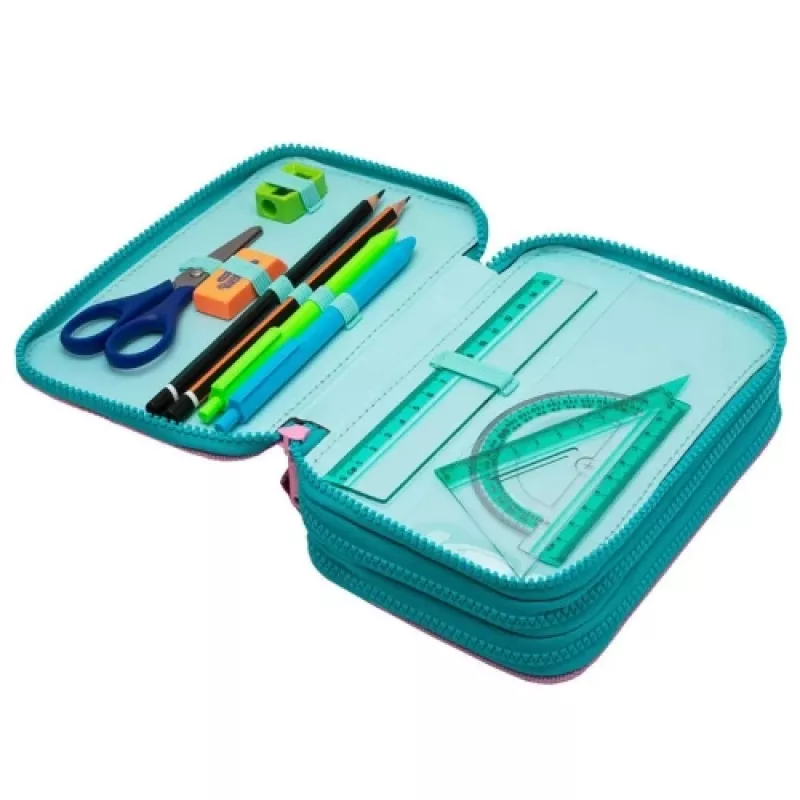 Estuche CoolPack Jumper 3 DREAMS F067654 – estuche de tres pisos con varios compartimentos