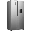 Gorenje HZF55082 NRS917E41XWD G400, Independiente, Puerta americana, Gris, 2 puerta(s), Táctil, LED