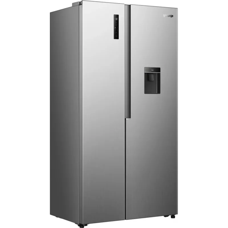 Gorenje HZF55082 NRS917E41XWD G400, Independiente, Puerta americana, Gris, 2 puerta(s), Táctil, LED