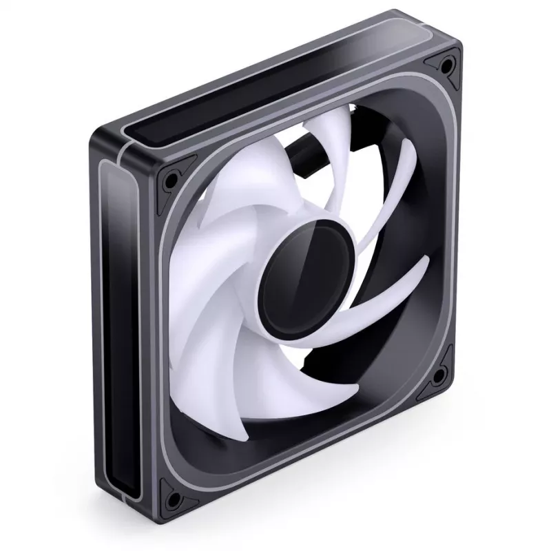 Ventilador de caja 120mm ARGB PWM Jonsbo ZB-120 negro, control PWM, iluminación ARGB