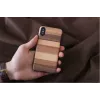 Funda para smartphone man and wood para iPhone X/XS — funda protectora negra