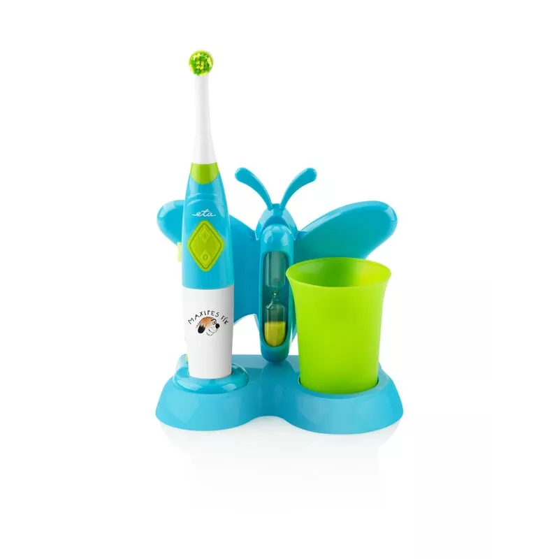 Cepillo de dientes infantil rotatorio-oscilante Eta Zahnfee 1294 90080 Azul Verde Blanco