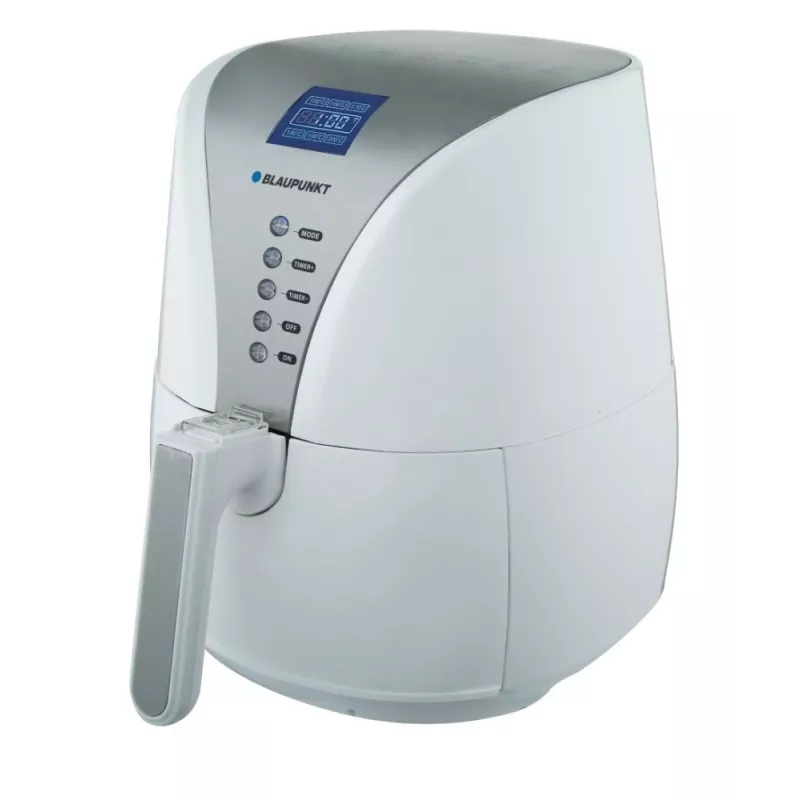 Blaupunkt AFD-601 freidora de aire caliente, 4 l, 1500 W, 150–200 °C, temporizador de 1 h, pantalla, blanca