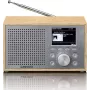 Radio de sobremesa DAB+/FM Lenco DAR-017 con Bluetooth y carcasa de madera