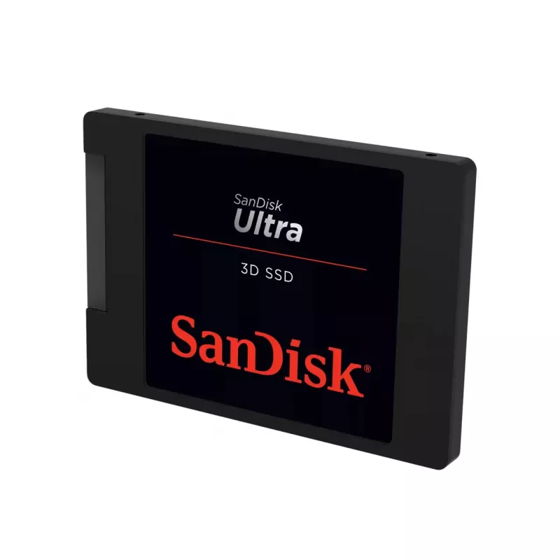 SanDisk Ultra 3D - SSD - 500 GB - interno - 2,5 (6,4 cm) - SATA 6 Gbit/s (SDSSDH3-500G-G26)