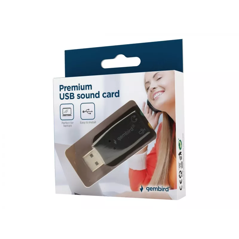 Gembird SC-USB2.0-01 Virtus Plus tarjeta de sonido USB