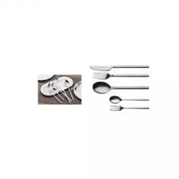 Cuchillo de mesa Esmeyer Silke set de 12, acero inoxidable 18/0, apto para lavavajillas, longitud 142–155 mm