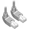 Cable de red DeLOCK 83513 RJ-45 Cat6a 0,5 m gris