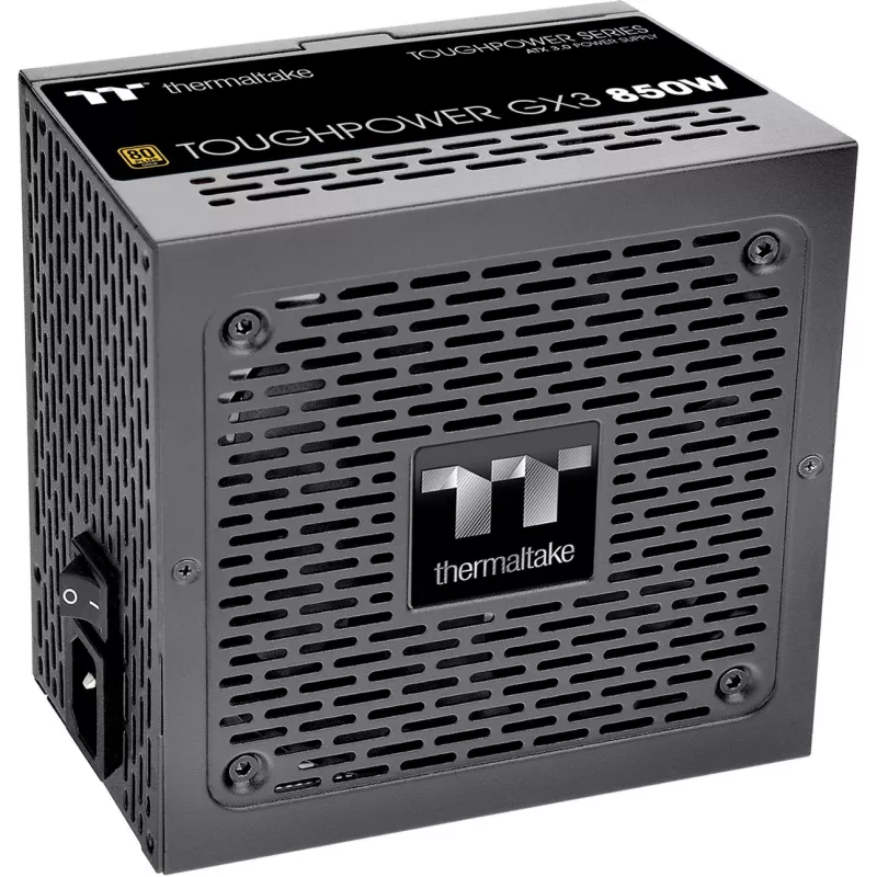 Thermaltake ToughPower GX3 - Fuente de alimentación (interna) - ATX12V 3.0 - EPS12V - 80 PLUS Gold - AC 100-240 V - 850 Watt - Negra (PS-TPD-0850NNFAGE-3)