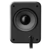 Defender V12 65212 altavoces para ordenador 2.1, 11 W, subwoofer de 5 W, alimentados por USB, retroiluminación LED, negros, 115 x 130 x 223 mm