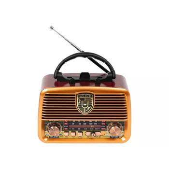 Radio analógica BLOW RA10 AM/FM solar 77-540 — receptor AM/FM con panel solar y batería de respaldo