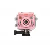 Cámara deportiva digital para niños Extralink H18 rosa – IP68, 1080p, pantalla de 2
