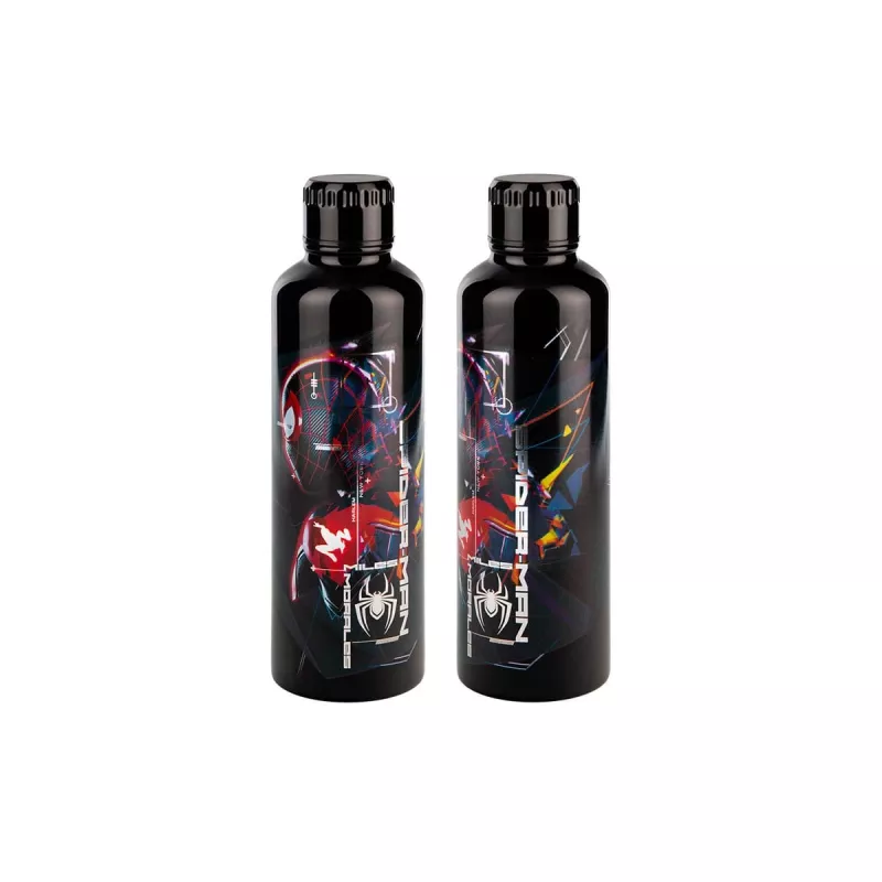 Botella de agua metálica Paladone Spiderman Miles Morales